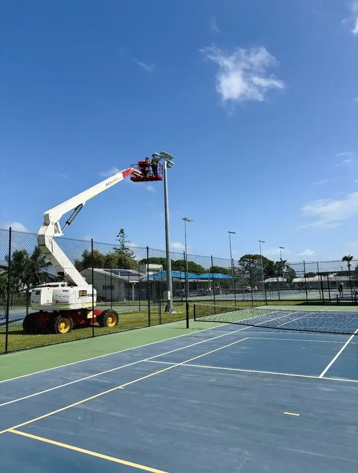 Mackay Tennis Association lighting upgrade 3